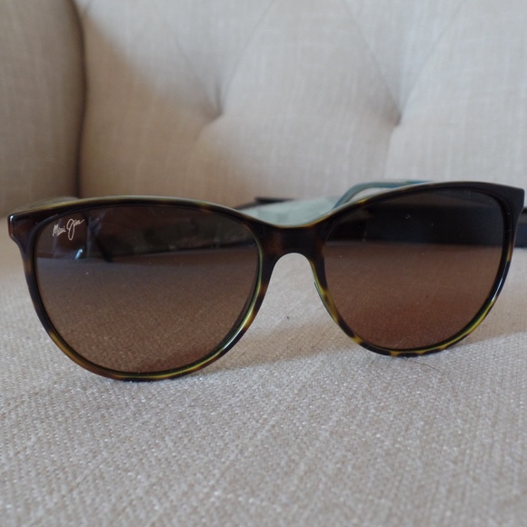Maui Jim OCEAN Tortoise-Peacock Frame w/ Bronze Lens - Picture 6 of 10